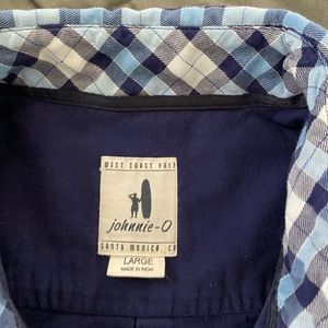 Men’s large, lined long sleeve button down shirt